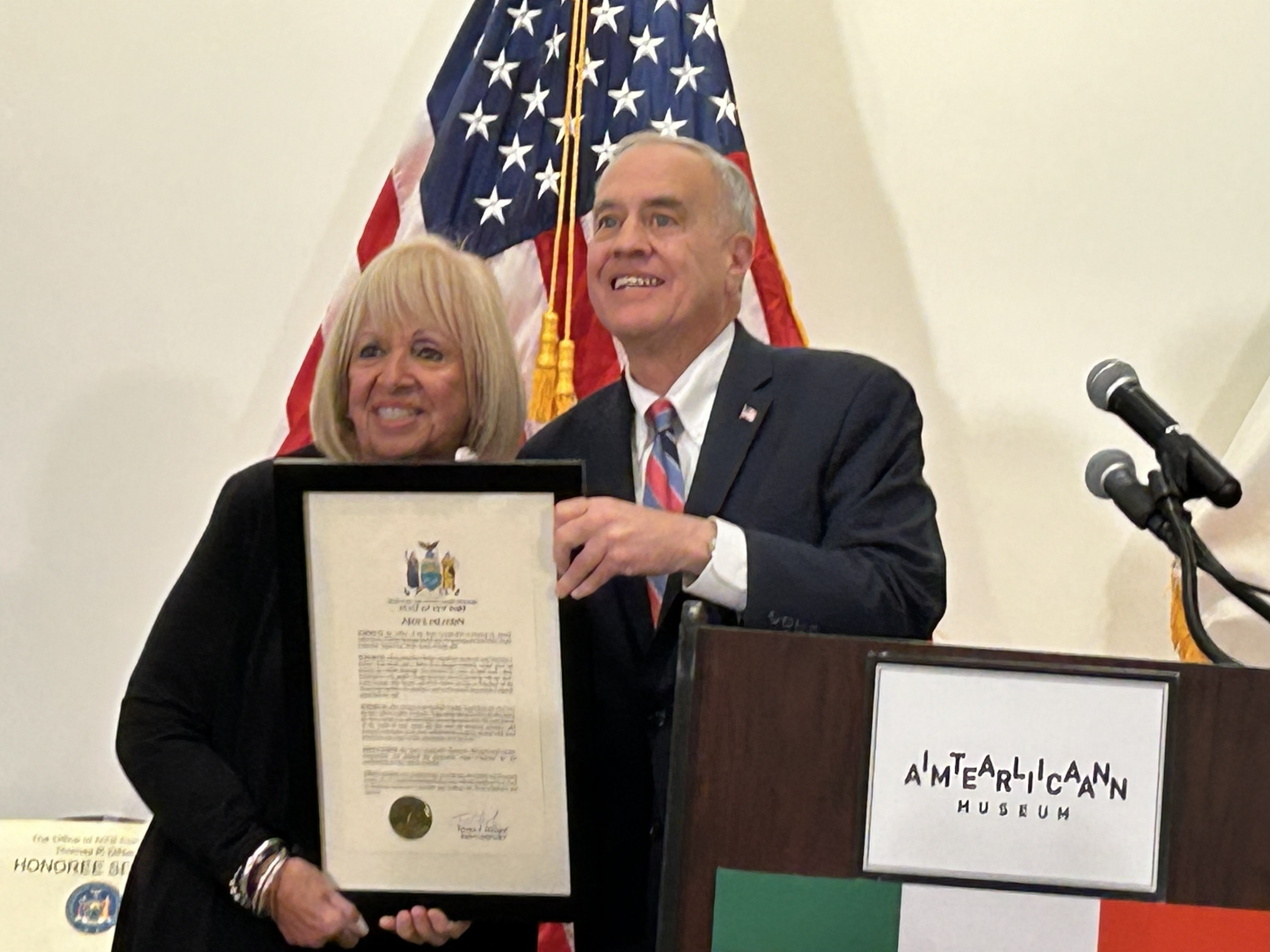 Councilman with seniors