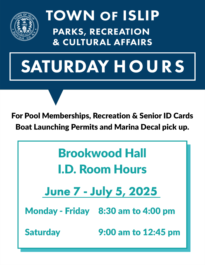 ID Room Summer and Saturday Hours Flyer