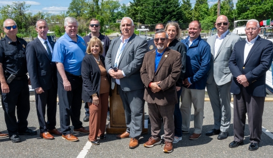 Local and Public Safety Officials from Islip and Babylon in group photo