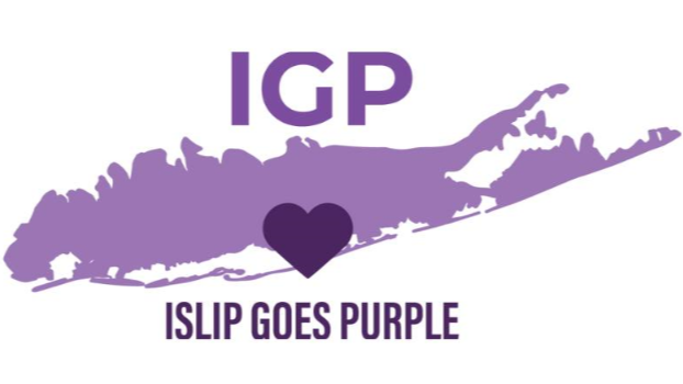 purple island, purple heart over islip
