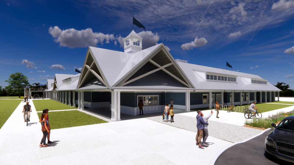  byron rennovated entrance render close up