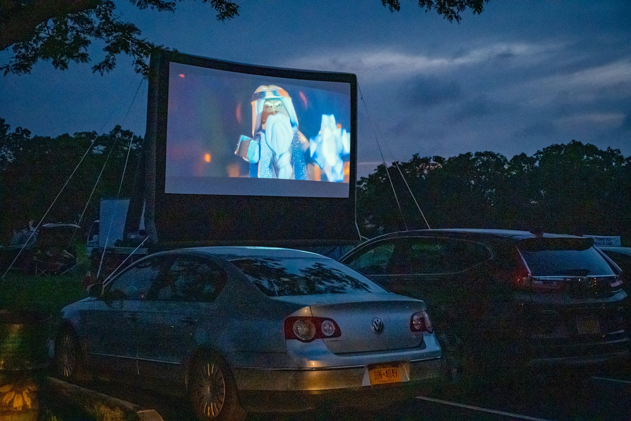residents enjoy festivities at August 5th Monday Drive-in movie   night