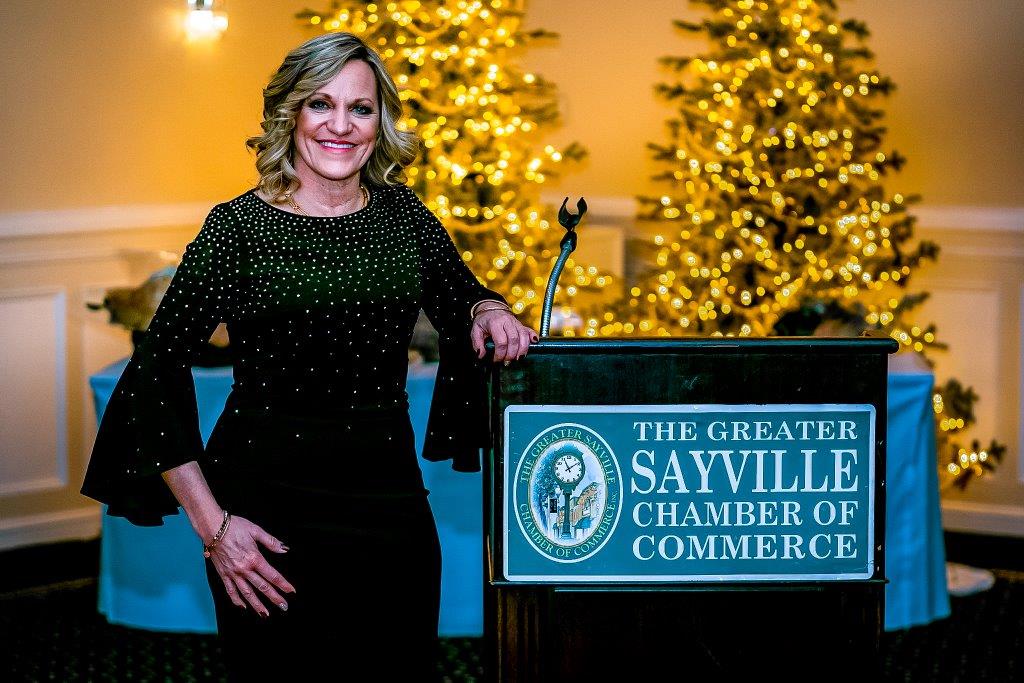 Eileen Tyznar, Sayville Chamber President.