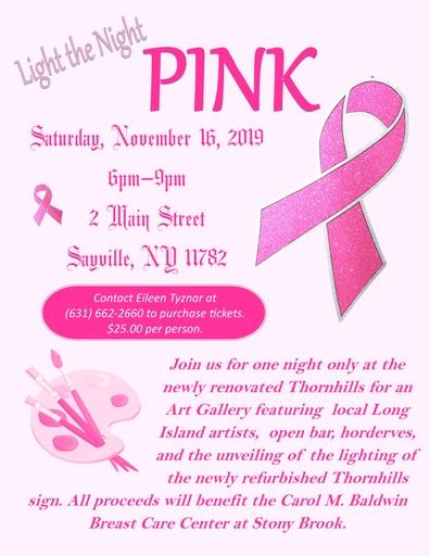 Light the Night Pink - Greater Sayville Chamber of Commerce