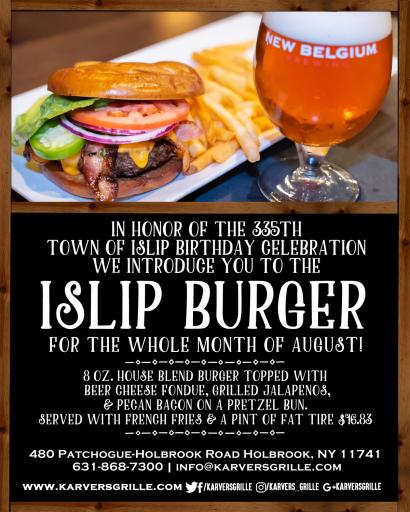 Karvers - Islip 335th Anniversary Price Fix Menu