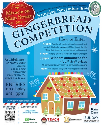 Gingerbread Competition - Miracle on Main Street