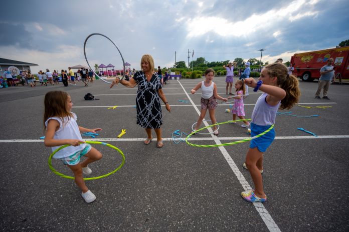 Young residents enjoy fun and games