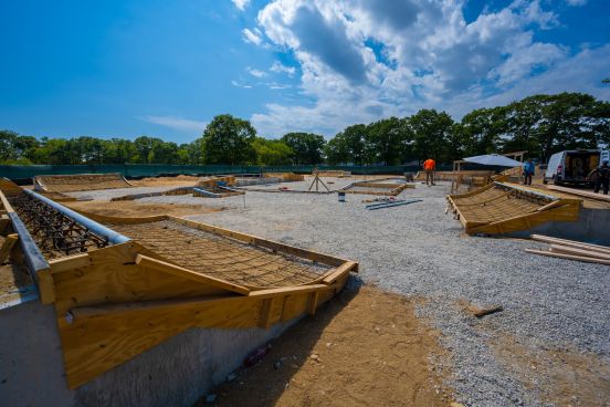 Skate park beginning to take shape