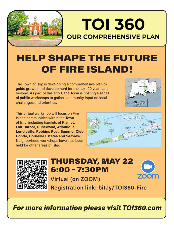 Fire Island Workshop Info