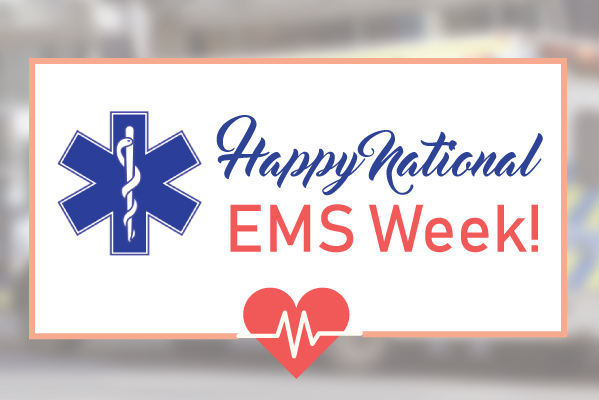 graphic of EMS week