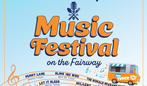 music festival on the fairway flyer