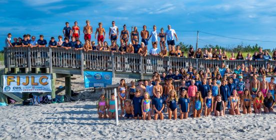 wide shot of all lifeguards