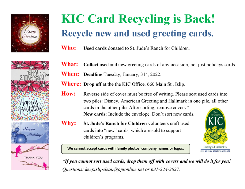 Recycling Cards Flyer