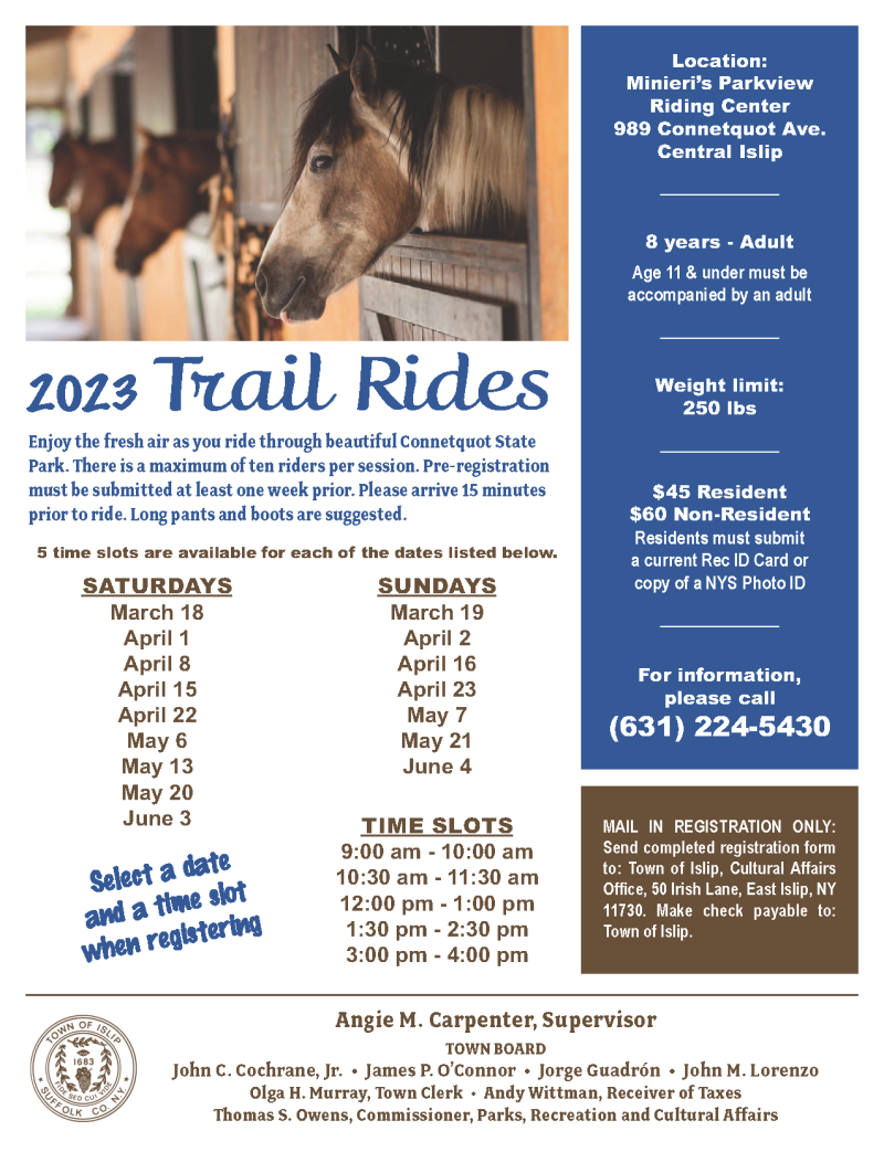 trail rides flyer