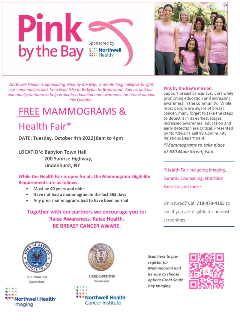 Flyer for Pink by the Bay