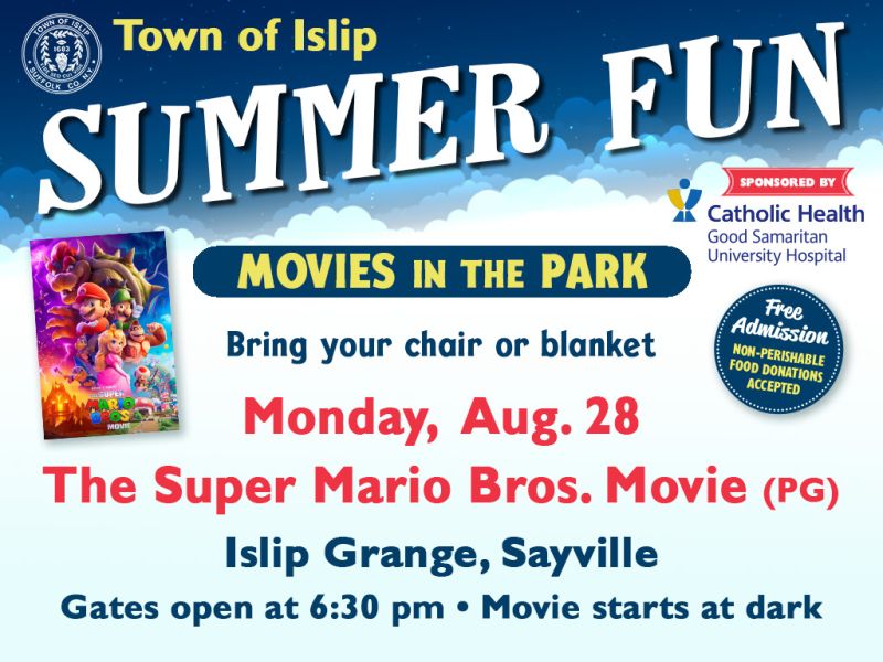 flyer for Super Mario Bros. the Movie