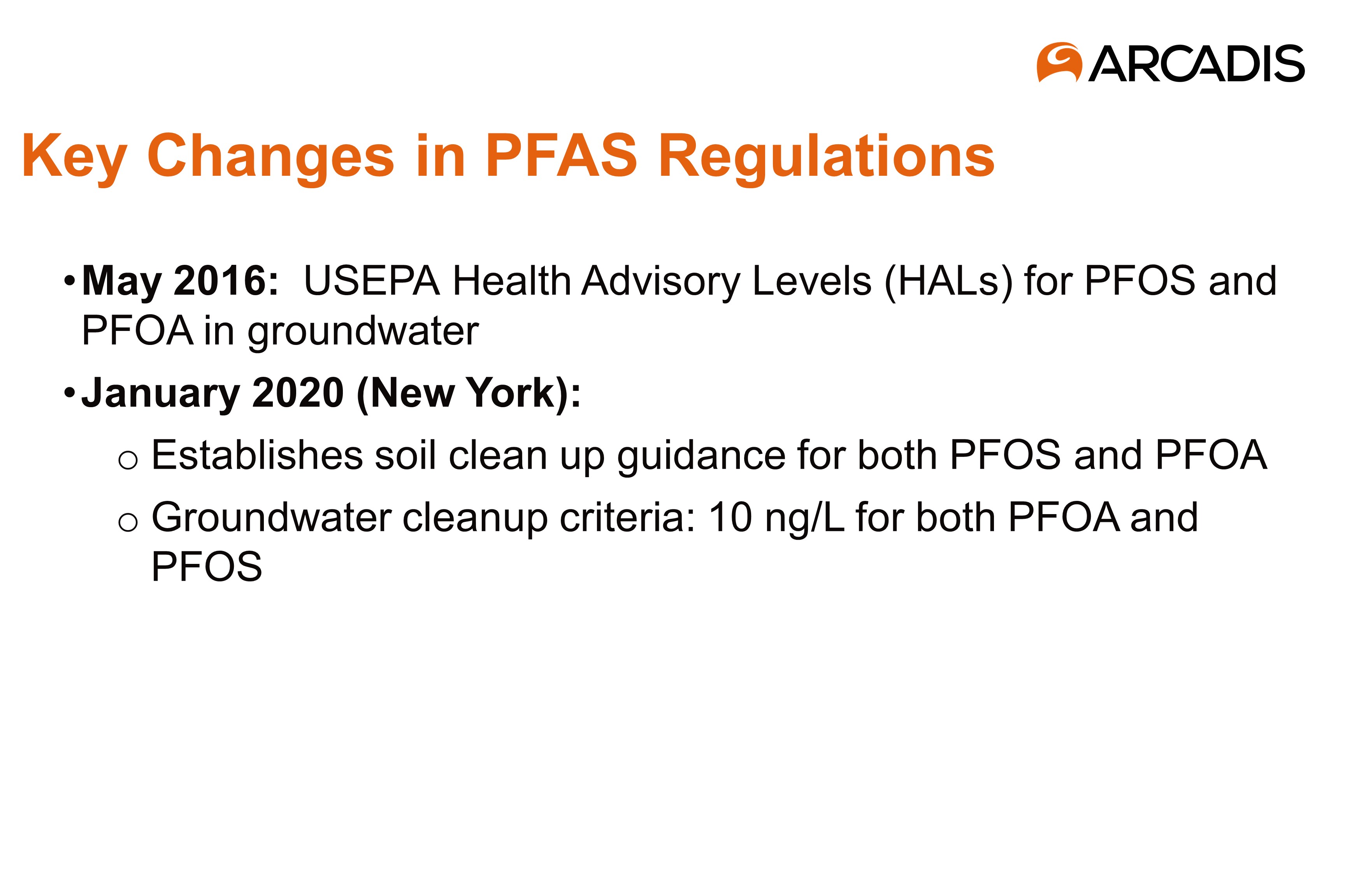 Key Changes in PFAS Regulations